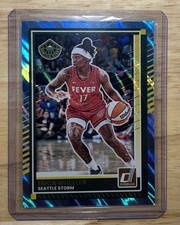 2025 Panini Donruss WNBA Erica Wheeler #80 Light Blue Lava /75