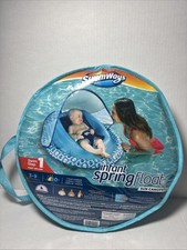 SwimWays Infant and Baby Spring Water Float - Blue New