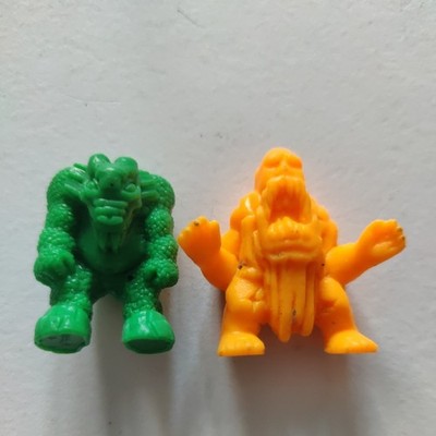 Monster in my Pocket Series 1 Behemoth  Green Extremely rare + Series 2 Orange