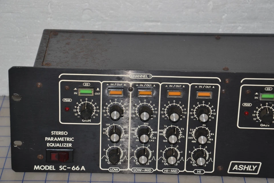 Works great!!! Ashly SC-66A Stereo Parametric Equalizer - Image 2 of 4