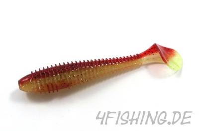 KEITECH FAT Swing Impact in 3.3'' - Farbe CHARTREUSE SILVER RED
