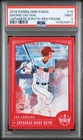 2018 Diamond Kings Shohei Ohtani Red Frame Japanese Babe Ruth RC Card PSA 9 MINT