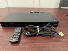 Reproductor Blu-ray LG UBK80 4K Ultra HD 3D 2021 UHD con control remoto y cable HDMI - USADO EN EXCELENTE ESTADO