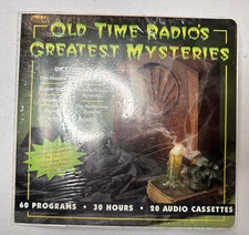 NOS SEALED Old Time Radio's Greatest Mysteries 20 Cassette Set 60 Programs Shows