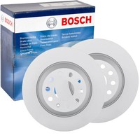 2X Bosch Bremsscheiben Ø302Mm Hinten Passend FÜR Audi A6