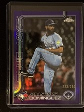 🔥Seranthony Dominguez 2025 Topps Chrome Update #USC100 233/250 Purple Jays