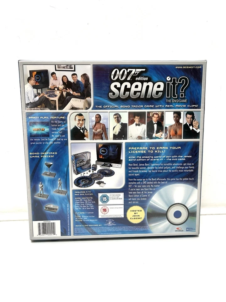 Scene It? James Bond 007 Edition DVD Board Game Screen Life BN Factory Sealed - Image 2 of 4