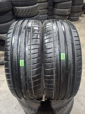 2x 225/45R19 96W Michelin Pilot Sport 4 *7.mm/6.3mm Has REPAIRE 