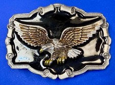 Patriotic American Bald Eagle The Great American Vintage 1983 Belt Buckle Co