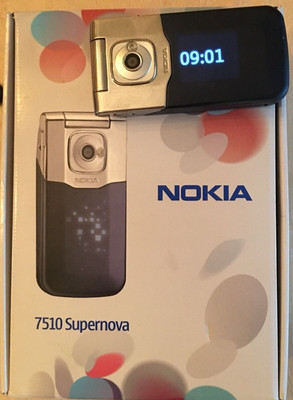 Nokia 7510 Supernova Blau (Ohne SIM-Lock)GSM 3G 2MP Bluetooth Radio Original GUT
