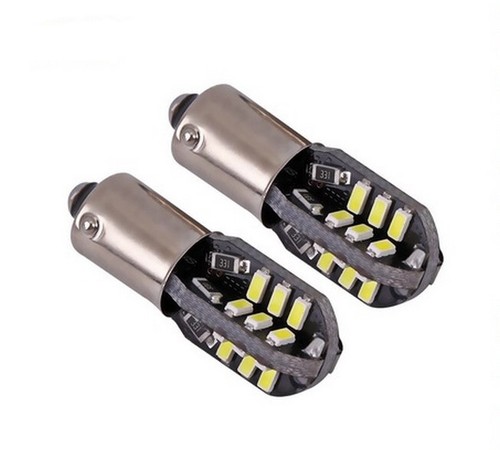 ampoules LED H6W BAX9S Veilleuses 6000K Blanc 24smd canbus pour voitures 12V - Imagen 4 de 4