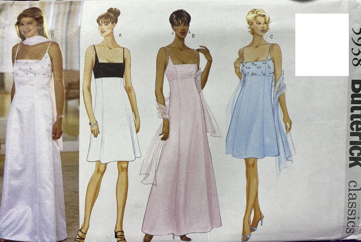 Patron De Couture Vintage Années 70 - Modèle Robe Rétro Taille 44 (3 Créations)