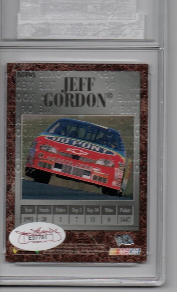 Tarjeta roty autografiada por Jeff Gordon 1993 cubierta superior #Ma6 JSA/COA auténtica automática Foto 3 de 4