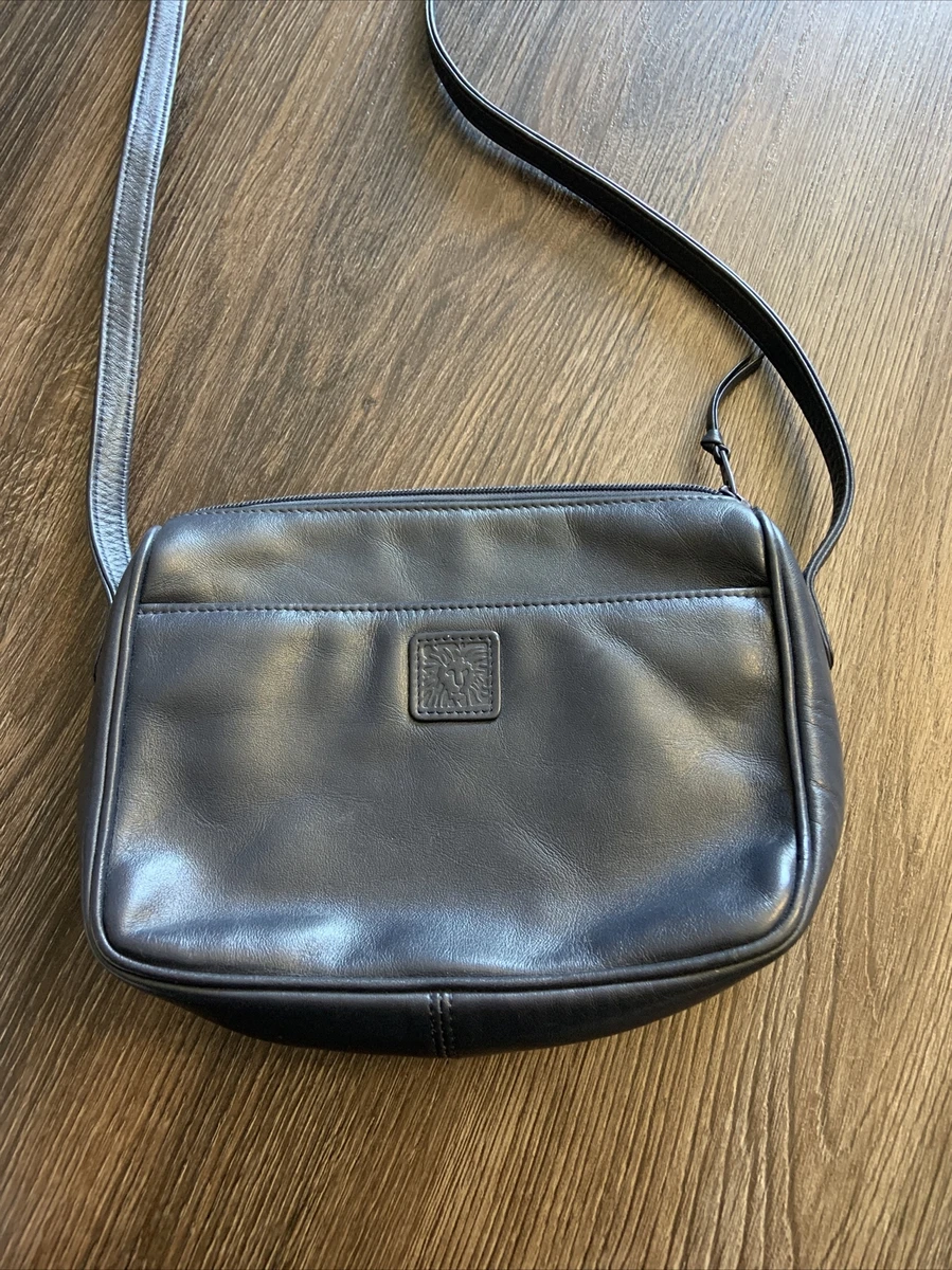 Anne Klein for Calderon Navy Blue Small Crossbody Purse Great Condition