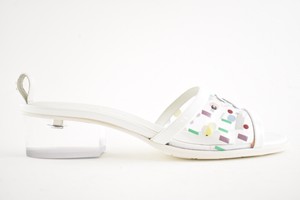 chanel transparent mules