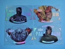 (4) 2024 Marvel Metal Universe Avengers Black Panther/Hyperion Palladium CutLots