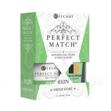 LeChat Perfect Match UV Gel + Nail Polish - PMS032N Fresh Start 0.5oz