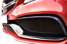 Zunsport Schwarz Front Au&szlig;en Gitter f&uuml;r Mercedes AMG C63 (W205) ZMC82116B