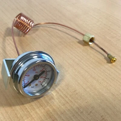 Isomac 16 bar Chrom Pumpe Druckmesser - Made in Italy