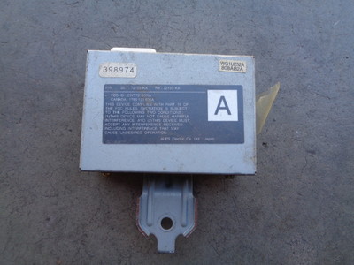 1999 ACURA RL DOOR REMOTE ENTRY THIFT KEYLESS CONTROL MODULE COMPUTER RELAY OEM