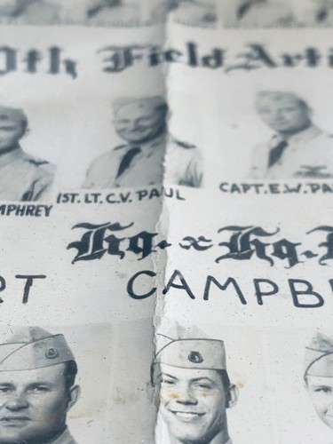 1951 690th Field Artillery Btn Unit Photo Roster Fort Campbell KY Army NC NG - Picture 10 of 12