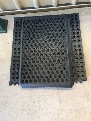 7 Black Rubber Mats Other Home Garden Gumtree