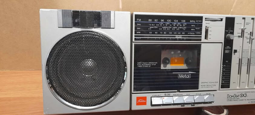 Toshiba RT-SX3 Boombox Radio Cassette Player Stereo [video] | eBay