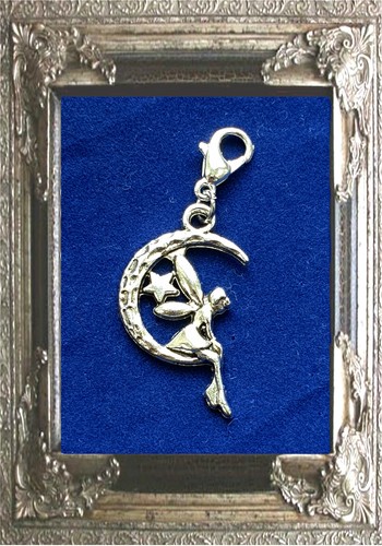 CHARM ANHÄNGER ENGEL HERZ STERN SCHUTZENGEL 925er SILBER Karabiner für KETTE - Bild 4 von 6