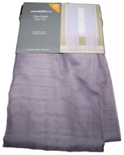 Essential Home One Solid Lavender Sheer Voile Panel - 59" x 63"