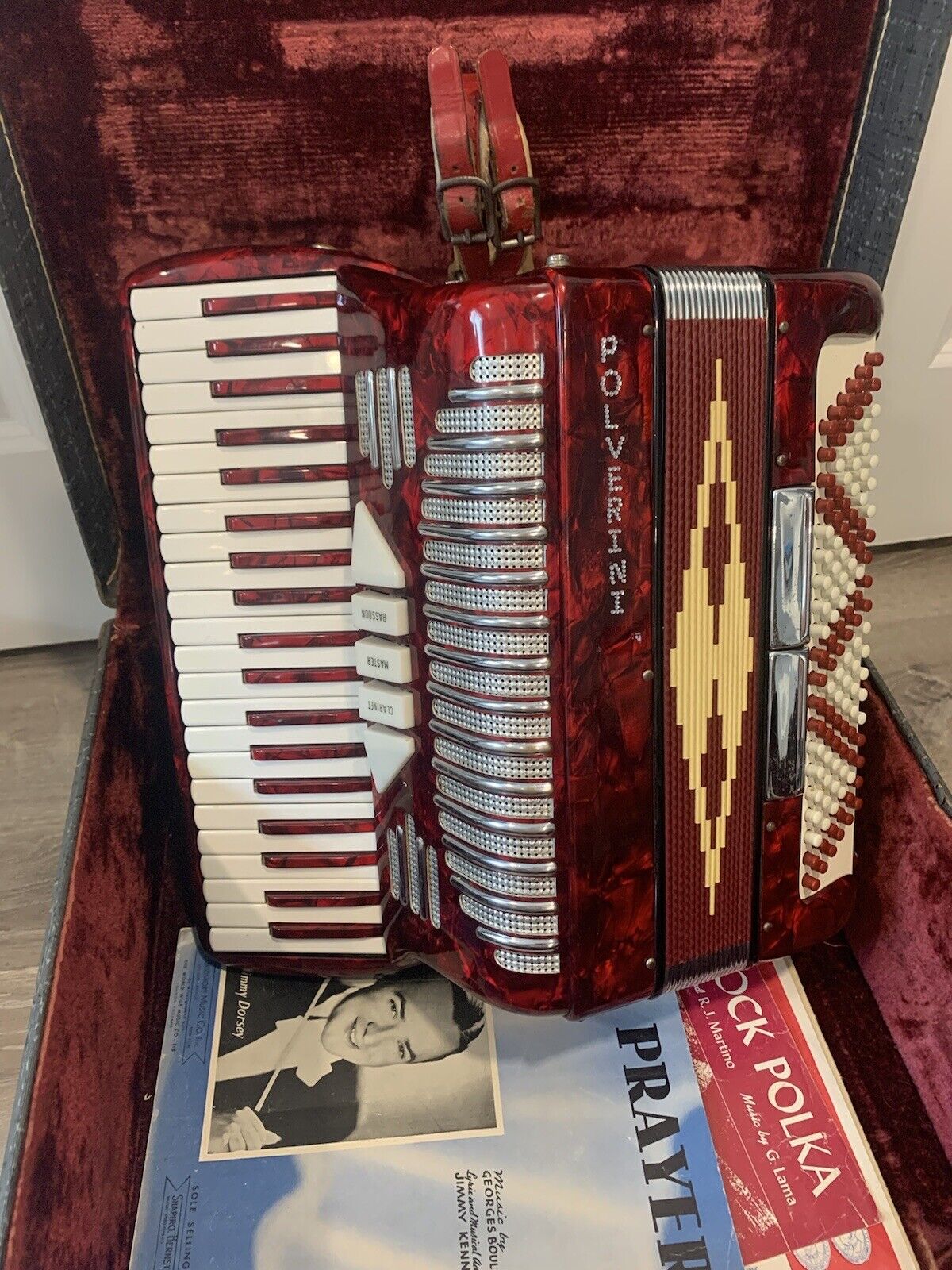 VINTAGE Italian  accordion made in italy