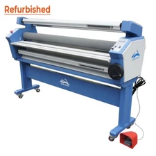 USED QOMOLANGMA 63" Full-auto Cold Laminator Wide Format Laminating Machine