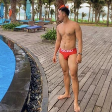 Men's Sexy Underwear Jockstraps Low Waist Top Big Bag Cotton Sexy Sport Pants