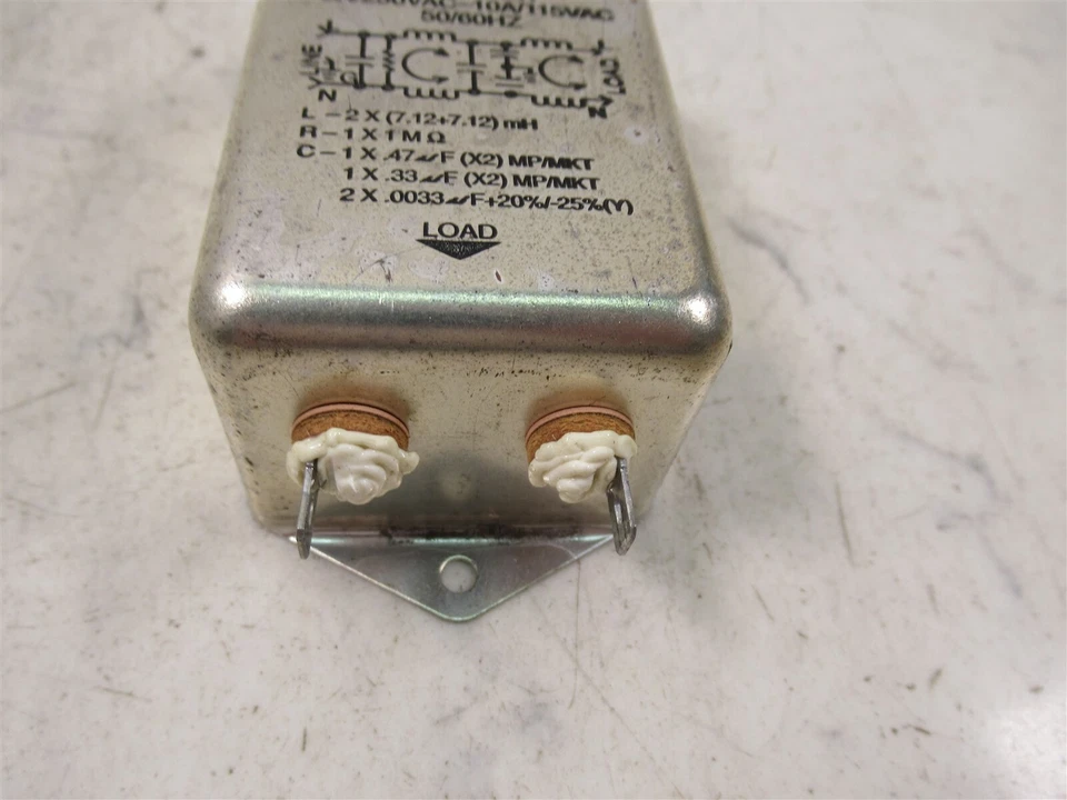 Curtis Industries F1400AA10 RFI Filter 6A/250VAC-10A/115VAC 50/60Hz - Image 3 of 4