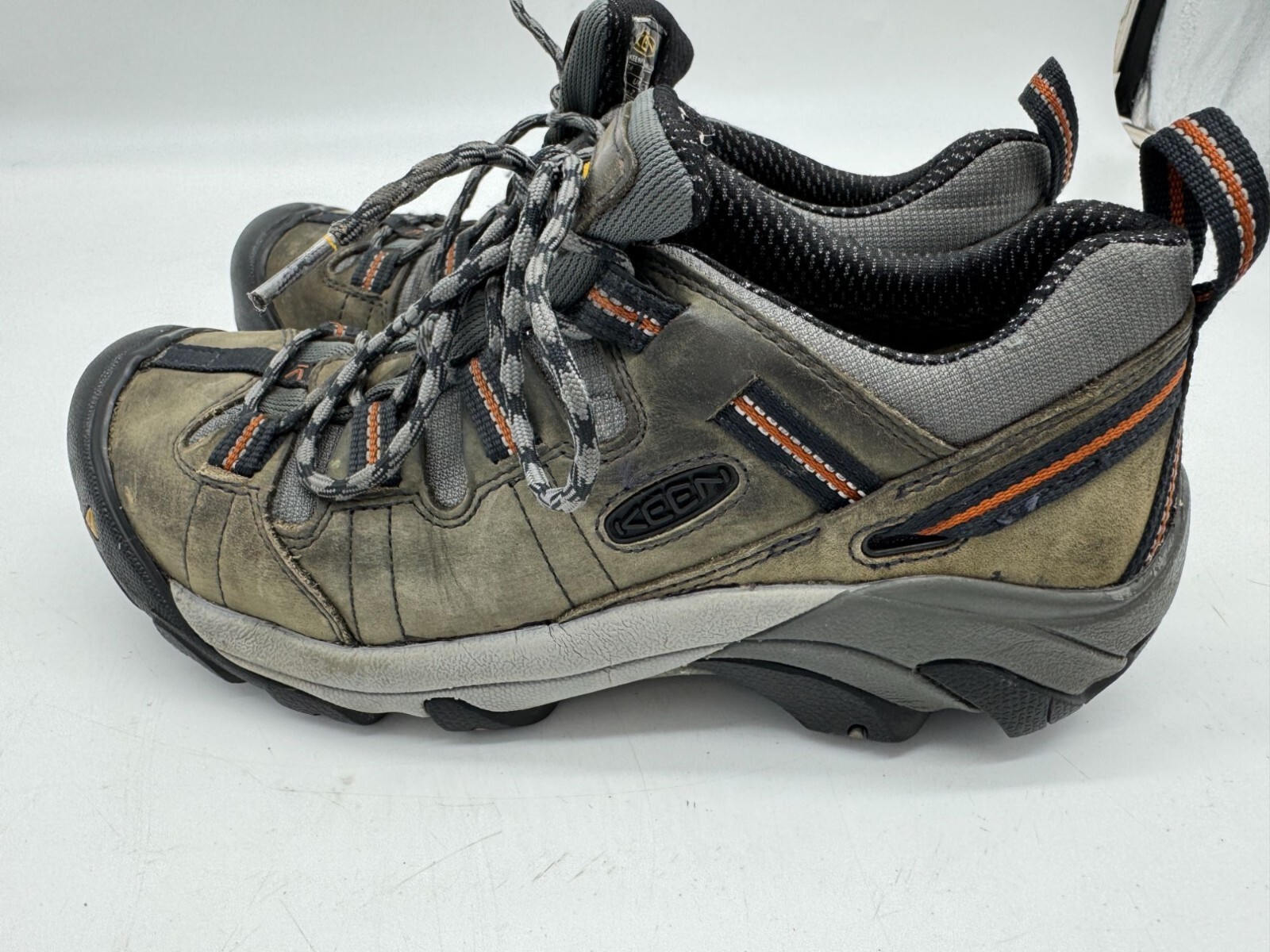 Scarpe da lavoro Keen uomo ASTM F2413 11 punta acciaio utility taglia 8 verde nero stringate
