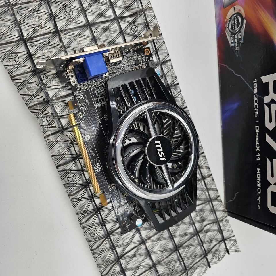 MSI ATI Radeon Premium Graphics GPU R5750-MD1G 1GB HDMI GDDR5 DirectX 11 Tested - Image 2 of 4