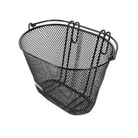 Kinder Fahrradkorb Schwarz Lenkerkorb Metall Vorne Korb Kinder Fahrrad 20X18X10