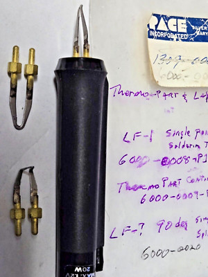PACE LF-15 ThermoPart and LapFlo Handpiece   + 3 tips: coating remove, soldering