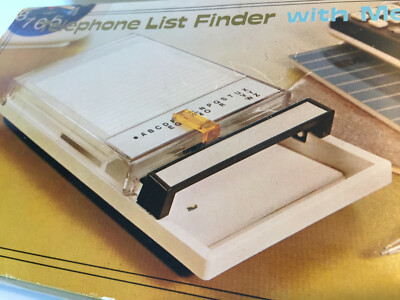 Telephone List Finder with Memo 1531 would be great for passwords