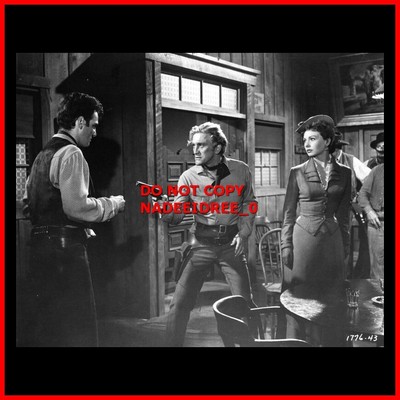 JEANNE CRAINKIRK DOUGLAS 1955 WESTERN MAN WITHOUT A STAR 8X10 PHOTO