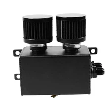 2 Port Series Racing Oil Catch Can Breather Tank - 10AN For Civic Integra EK EG
