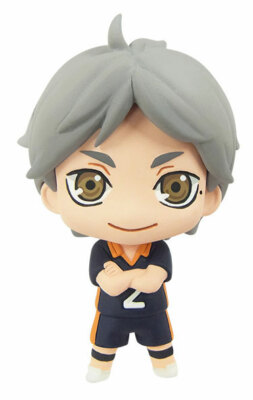 Movic Color Colle 2 Haikyuu Mascot Key chain Mini Figure Koshi Sugawara NO BOX