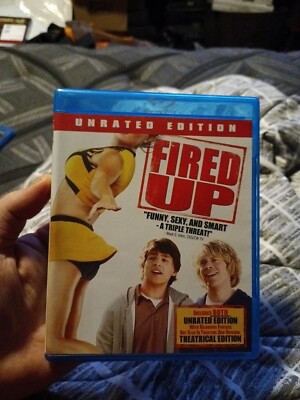 Fired Up Blu-ray 2 Versions Theatrical & Unrated Edition Rare OOP LIKE NEW