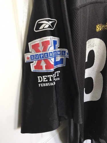 RARE Reebok NFL Super Bowl XL HOF BETTIS Pittsburgh Steelers MEDIUM Jersey 2006. - Picture 6 of 12