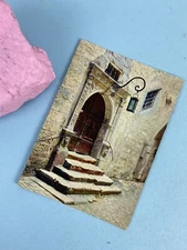 Vintage Postcard Old Portal in the Town-Hall Rothenburg o. Tauber