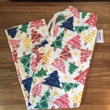 NWT Old Navy Christmas Tree Print Flannel Pajama Pants Size XSMALL Family pj's
