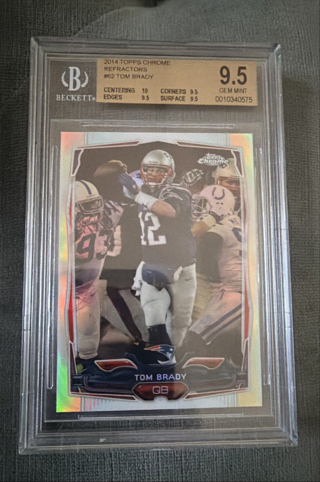 2014 Topps Chrome - Tom Brady #62 Refractor