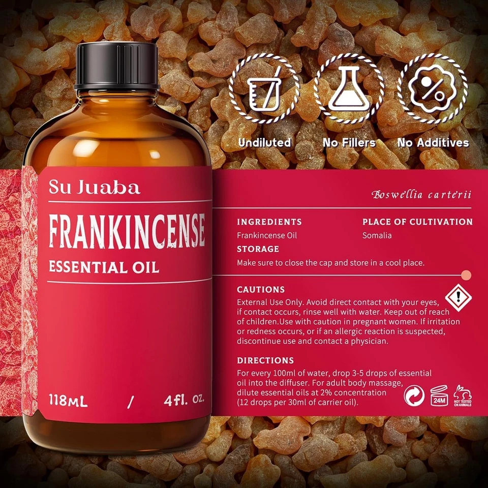 Frankincense Essential Oil Huge 4 Fl Oz 100% Pure and Natural - Image 4 of 4