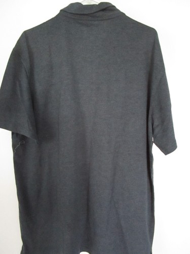 True Classic Kurzarm Kragen Ausschnitt Classic Polo Herren Hemd Meliert Blau XL - Bild 3 von 5