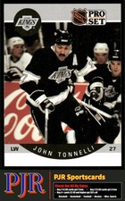 John Tonelli 1990-91 Pro Set #129a Los Angeles Kings