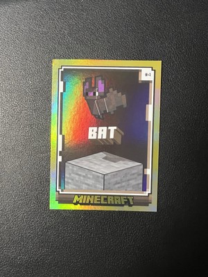 2024 Panini Minecraft Bat #57 Gold Prizm Foil 66/99